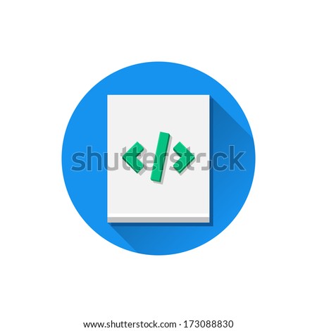 Vector Code Sheet Icon