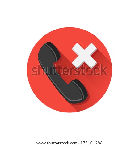 Vector Missed Call Icon