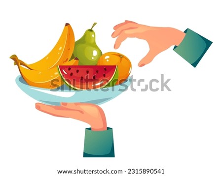 Similar – Image, Stock Photo Platter Of Pears isolated