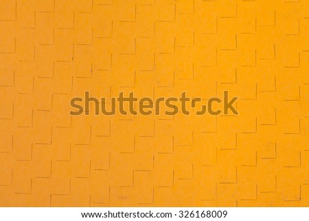 Yellow clolor paper with line cut background.