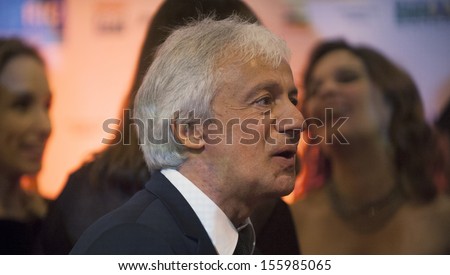 RIO DE JANEIRO, BRAZIL - SEPTEMBER 26:  French movie director Thierry Ragobert before the exhibition of his film Amazonia at the Rio International Film Festival on September 26, 2013 in Rio de Janeiro, Brazil.