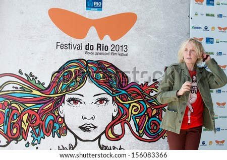 RIO DE JANEIRO, BRAZIL - SEPTEMBER 28: French movie director Claire Denis poses at a photo call during the Rio International Film Festival on September 28, 2013, in Rio de Janeiro, Brazil.