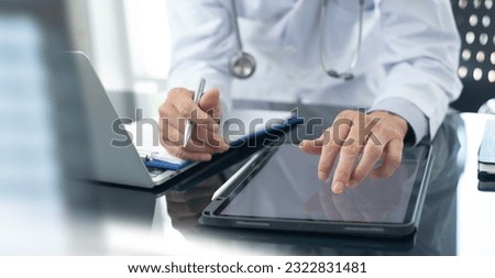 Similar – Image, Stock Photo Close-up of a Medical Syringe Needle