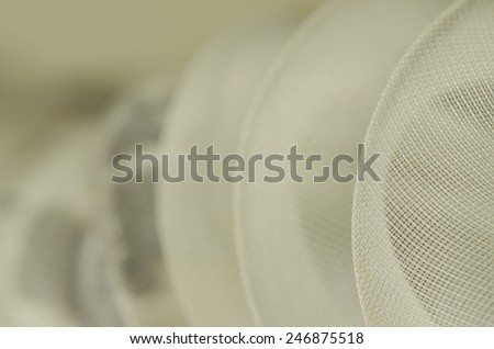 soft gray chiffon with curve and wave for the background