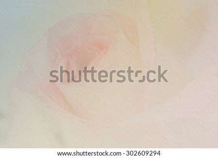 Beautiful moon stone rose in soft style with paper texture  for the background.