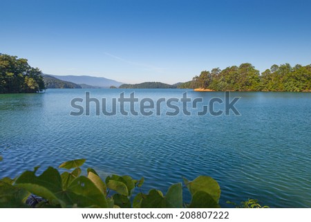 View from the shore at South Holston Lake