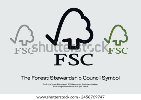 The Forest Stewardship Council (FSC) logo means that in item has been made using wood from well managed forests. For designers to use in packaging