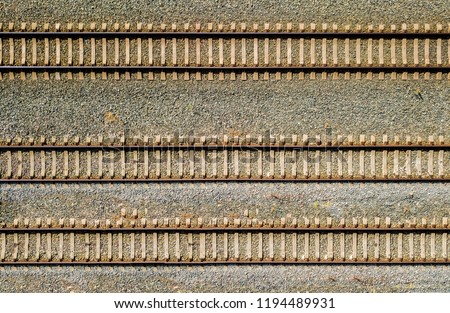 Similar – Image, Stock Photo #Railroad tracks from above