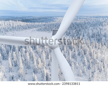 Similar – Image, Stock Photo Snow production with snow lance