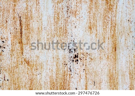 old rusty vintage metallic  white brown horizontal background
