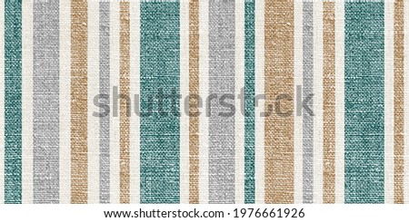 Seamless Winter striped pattern with Linen Fabric Texture. Snow green, gray and gold accent with all-over repeat print design. Suitable for all kind of Textile prints and home decor products. Stockfoto © 