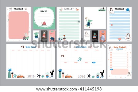 Summer Daily Schedule Template from image.shutterstock.com