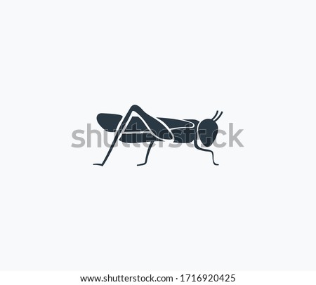 Locust icon isolated on clean background. Locust icon concept drawing icon in modern style. Vector illustration for your web mobile logo app UI design.