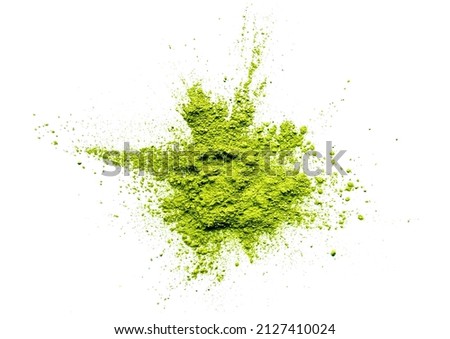 Similar – Image, Stock Photo Green smoothie splashing in glass and flying ingredients at white background with heap of green fruit and vegetable