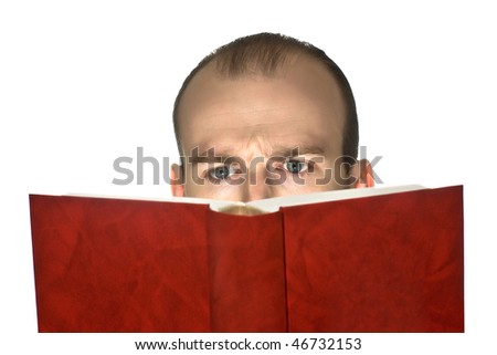 Similar – Image, Stock Photo Colourful thick open books stand on a wooden background