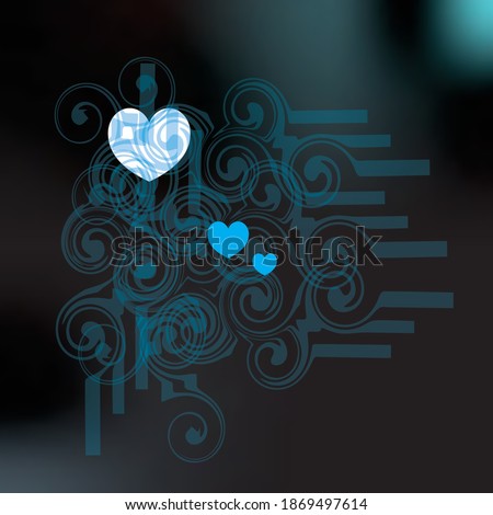 abstract background, love kike,..music? vector illustrations