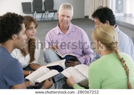 Meeting Of Bible Study Group