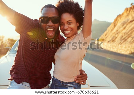 Similar – Image, Stock Photo man with black road motorcycle