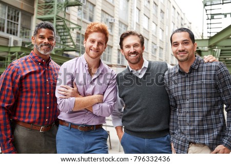 Similar – Image, Stock Photo The man is young, beautiful and sensitive, the old photographer thought and immortalized him, at least she hoped so.