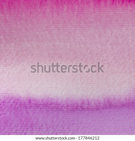 Abstract Wet Watercolor Background Graded Wash with Ombre Fading Colors