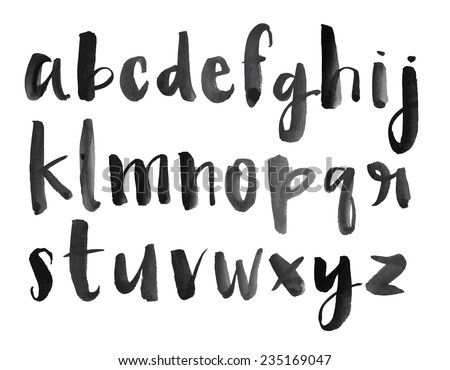 Download Watercolor Font At Getdrawings Free Download