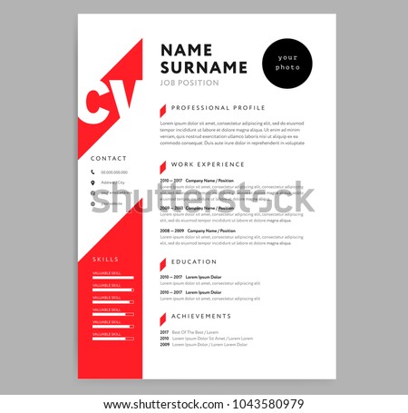 Curriculum Vitae For Football Players Download Free Vector Art