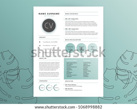 Free Curriculum Vitae Vector Design Download Free Vector Art