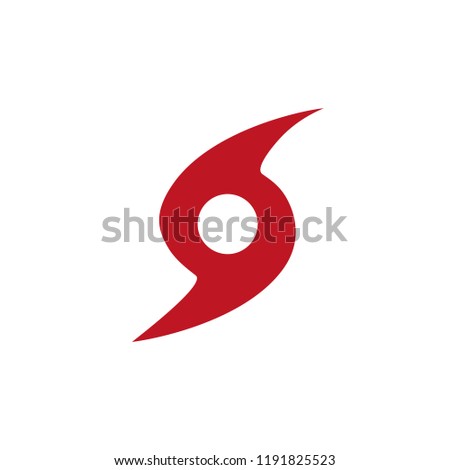 Hurricane icon sign