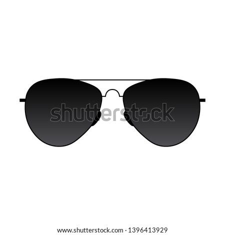 Sun glasses icon. Vector eps10 