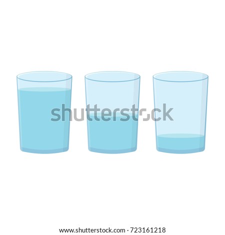 Glasses with water