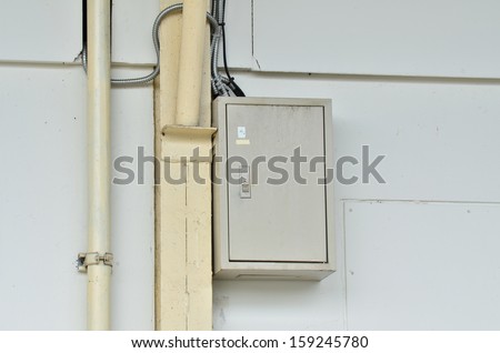 Electrical control cabinets.