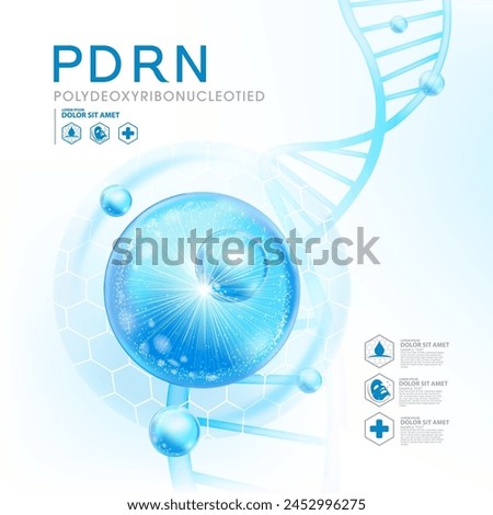 PDRN ,Polydeoxyribonucleotide serum Skin Care Cosmetic, DNA salmon