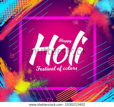 holi festival of colors flyer download free vector art stock