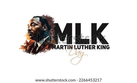 Martin luther king black portrait american baptist preacher, public figure and activist. black history month significant figures in history 365 vector illustration. 