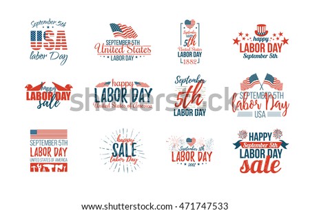 vector illustration Labor Day a national holiday of the United States love of the homeland and traditions of its people. great offer in sale celebration of Labour Day. September 5, 2016