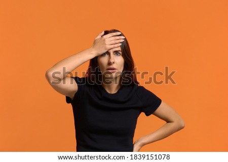 Similar – Image, Stock Photo totally confused.