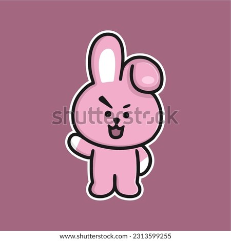 COOKY cute bt21 big set sticker concept vector design