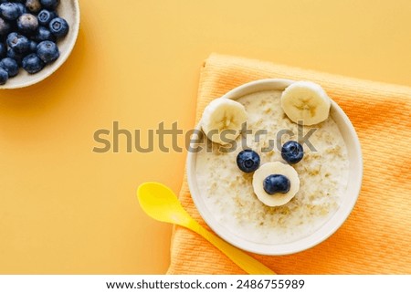Similar – Image, Stock Photo Porridge with strawberries