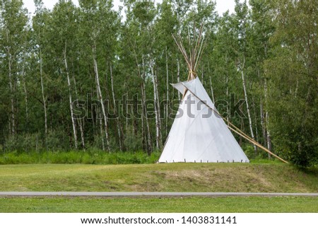 Similar – Image, Stock Photo reserve Tee Pee