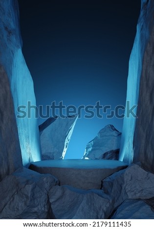 Similar – Image, Stock Photo rocks on the blue sea in the coast in Bilbao Spain