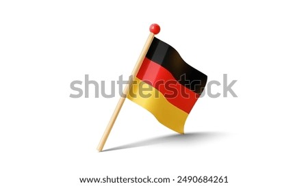 Similar – Image, Stock Photo German flag in the allotment garden colony