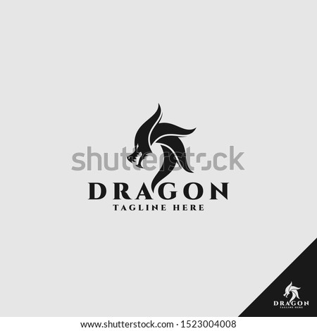 Dragon Logo - Simple and stylish idea dragon logo