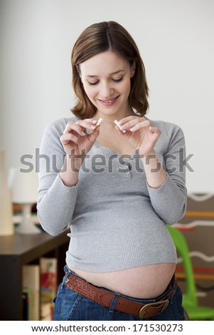 Pregnant Woman Smoking
