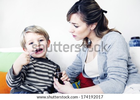 Child Taking Medication