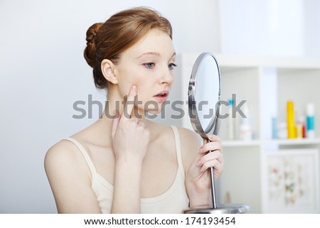 Woman With Mirror