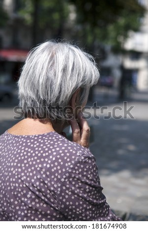 Solitude, Elderly Person