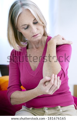 Elbow Pain In An Elderly Person