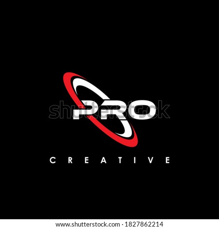 PRO Letter Initial Logo Design Template Vector Illustration	
