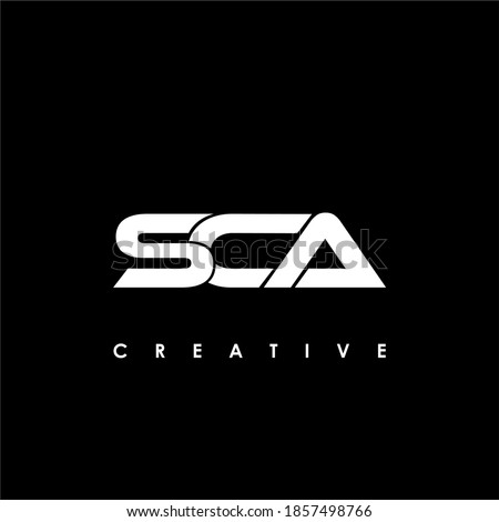 SCA Letter Initial Logo Design Template Vector Illustration	
