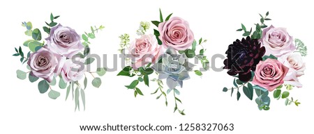 Similar – Foto Bild Aquarell böhmischen Blumenstrauß mit getrockneten Blättern und tropischen Blumen Illustration